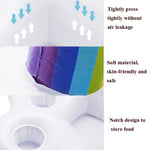 Rainbow Cloud Gonfiabile Portabicchieri Cola Beer Drink Gonfiabile Water Ice Bar, Dimensioni:, Rainbow Cloud 60 x 40 x 41cm