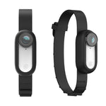 Sunnylife IST-Q9335 Cinturino per fotocamera Custodia protettiva in silicone Cinturino per palmo Zaino Cinturino per bicicletta Collare per gatto Per Insta360 GO2, For Insta360 GO2