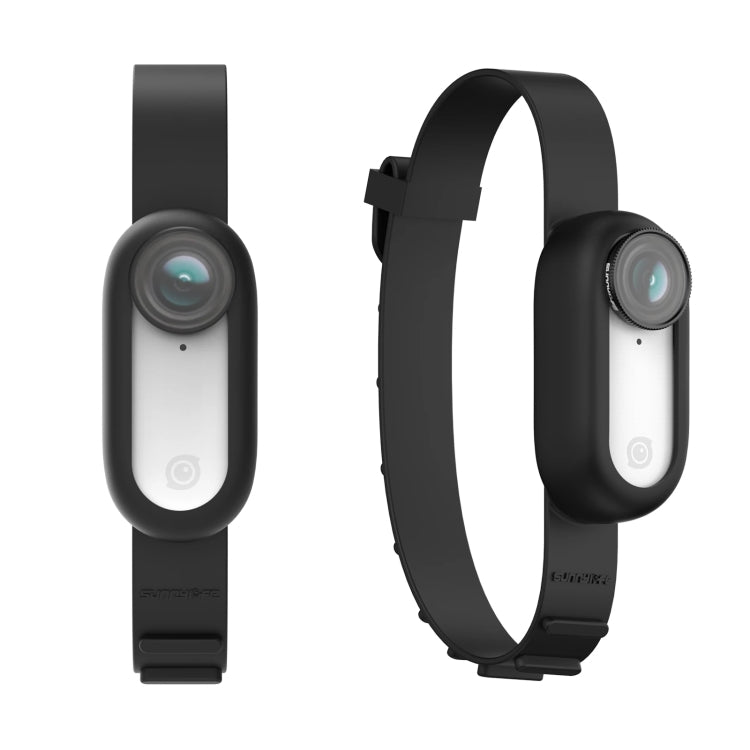Sunnylife IST-Q9335 Cinturino per fotocamera Custodia protettiva in silicone Cinturino per palmo Zaino Cinturino per bicicletta Collare per gatto Per Insta360 GO2, For Insta360 GO2
