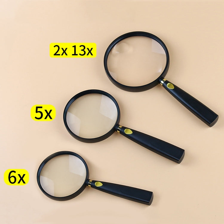 2 PCS Bambini Educazione scientifica Anziani Lettura Lente d'ingrandimento portatile, 2pcs(75mm), 2pcs(110mm), 2pcs(90mm)