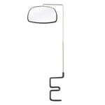 2 PC WEST BIKING Occhiali da equitazione per bicicletta Mini specchietto retrovisore Specchio piatto regolabile multi-angolo, Helmet Mini  Rearview Mirror