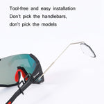 2 PC WEST BIKING Occhiali da equitazione per bicicletta Mini specchietto retrovisore Specchio piatto regolabile multi-angolo, Helmet Mini  Rearview Mirror