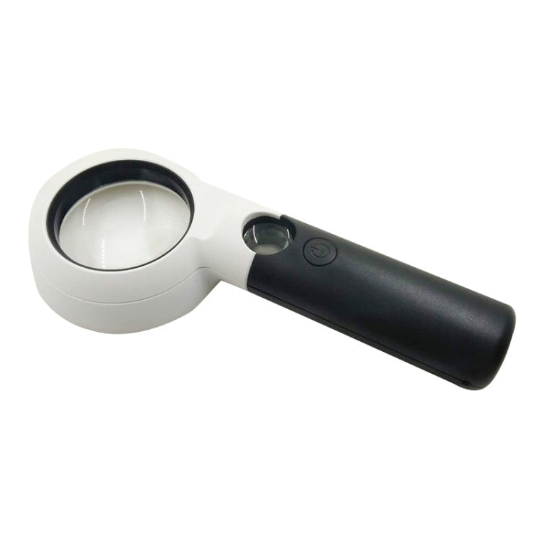 CH55-8L Handheld with LED Lamp Magnifying Glass Double Lens 7 Times / 20 Times Portable Magnifying Glass, CH55-8L