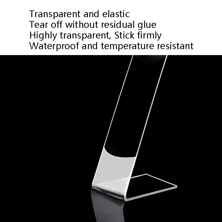 Nastro nanotico biadesivo trasparente Nastro antitraccia per lavaggio ad acqua, 1x30x1000mm, 1x30x2000mm, 1x30x3000mm, 1x30x5000mm, 2x30x1000mm, 2x30x2000mm, 2mm x 3cm x 3m, 2x30x5000mm