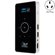 Sistema Android C6 1G + 8G Mini proiettore DLP HD intelligente Proiettore portatile per telefono cellulare domestico ，, US Plug  (Black), EU Plug (Black), UK Plug (Black), AU Plug (Black), US Plug (White), EU Plug (White), UK Plug (White), AU Plug (White)