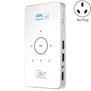 Sistema Android C6 1G + 8G Mini proiettore DLP HD intelligente Proiettore portatile per telefono cellulare domestico ，, US Plug  (Black), EU Plug (Black), UK Plug (Black), AU Plug (Black), US Plug (White), EU Plug (White), UK Plug (White), AU Plug (White)