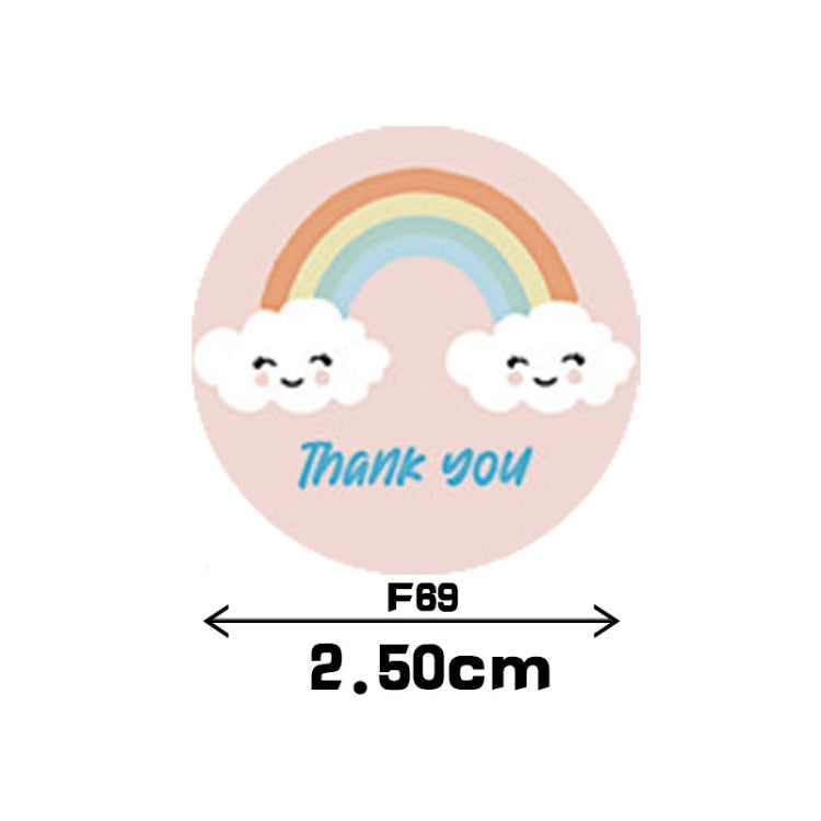 10 Rotoli F69 Bambini Adesivo Sigillante Per Buste Decorazione Etichetta Adesiva, F69 Sticker