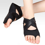 Un paio di scarpe da yoga leggere antiscivolo con suola morbida per il fitness Scarpe da ballo a cinque dita, 35 / 36 Black, 37 / 38 Black, 39 / 40 Black