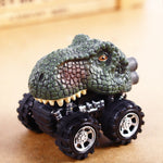 3 pezzi regalo per bambini modello di auto giocattolo di dinosauro tirare indietro mini macchinina