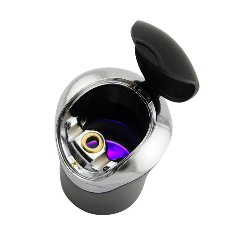 N10 Mini Posacenere Caricato Per Auto Con Lampada E Coperchio Forniture Per Auto, Mini Car Loaded Ashtray