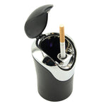 N10 Mini Posacenere Caricato Per Auto Con Lampada E Coperchio Forniture Per Auto, Mini Car Loaded Ashtray