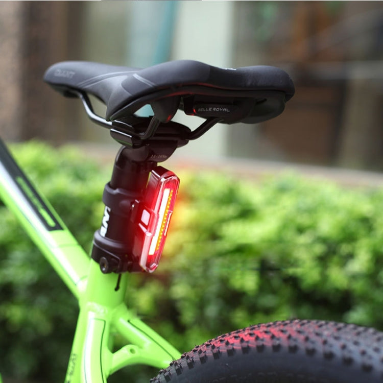Luce per bicicletta USB Ricarica LED Spia luminosa per guida notturna COB Fanale posteriore, specifica:, 7505C Red White Blue Light, 7505A Single Red Light, 7505B Red White Light, 7505 Red Blue Light
