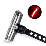 Luce per bicicletta USB Ricarica LED Spia luminosa per guida notturna COB Fanale posteriore, specifica:, 7505C Red White Blue Light, 7505A Single Red Light, 7505B Red White Light, 7505 Red Blue Light