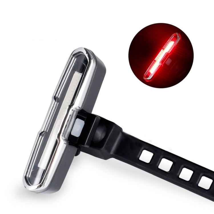 Luce per bicicletta USB Ricarica LED Spia luminosa per guida notturna COB Fanale posteriore, specifica:, 7505C Red White Blue Light, 7505A Single Red Light, 7505B Red White Light, 7505 Red Blue Light