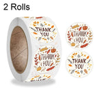 10 rotoli K-54 Etichetta adesiva con decorazione floreale regalo grazie, 2.5cm, 3.8cm