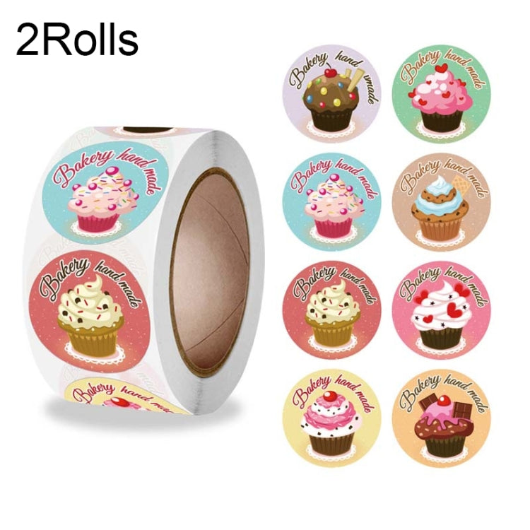 10 Rotoli K-86 Torta Cottura Fatta A Mano Grazie Etichetta Regalo Decorazione Adesivo Sigillante, K-86 Sticker