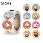 10 Rotoli K-86 Torta Cottura Fatta A Mano Grazie Etichetta Regalo Decorazione Adesivo Sigillante, K-86 Sticker