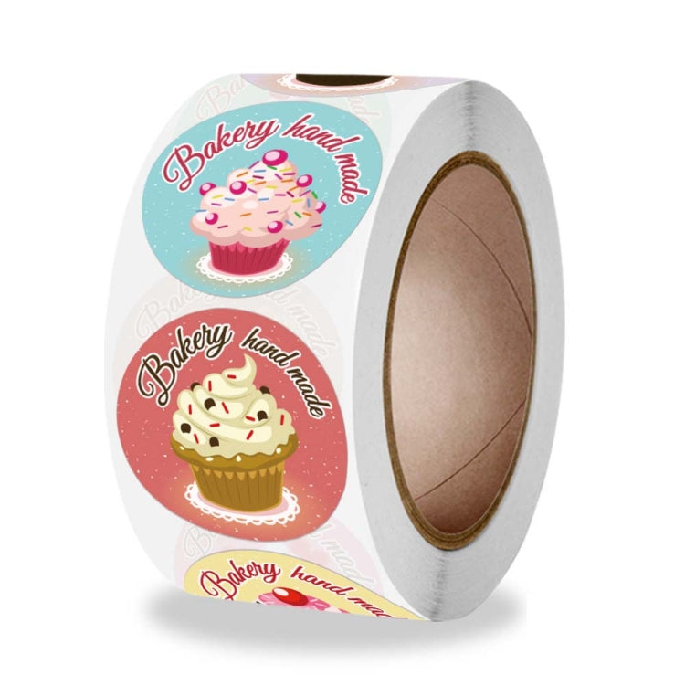 10 Rotoli K-86 Torta Cottura Fatta A Mano Grazie Etichetta Regalo Decorazione Adesivo Sigillante, K-86 Sticker