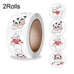 10 Rotoli K-92 Etichetta Decorazione Regalo Adesivo Sigillo Animale, K-92 Sticker