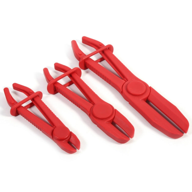 3 pezzi/set set di strumenti per fascette stringitubo in nylon per auto pinza per fascette per linea acqua carburante freni, 3 PCS/Set Blue, Nylon Hose Clamp