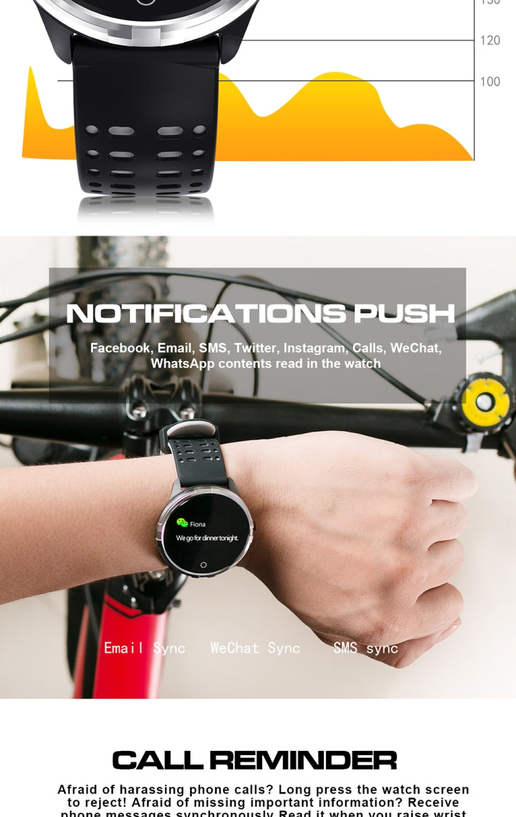 X7 Smart Watch IP68 Impermeabile Uomo Sportivo Smartwatch Android Orologio Bluetooth Supporto Frequenza cardiaca / Promemoria chiamate / Pedometro / Monitoraggio del sonno / Tracker