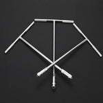 4 PCS T-Wrench Car Assembly Riparazione Manicotto Chiave Esagonale Allungamento Presa, 6mm, 7mm, 8mm, 9mm, 10mm, 11mm, 12mm, 13mm, 14mm, 15mm, 16mm, 17mm, 18mm, 19mm