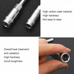4 PCS T-Wrench Car Assembly Riparazione Manicotto Chiave Esagonale Allungamento Presa, 6mm, 7mm, 8mm, 9mm, 10mm, 11mm, 12mm, 13mm, 14mm, 15mm, 16mm, 17mm, 18mm, 19mm