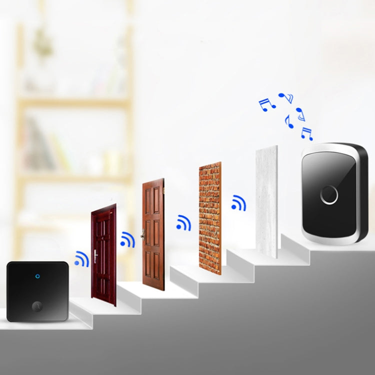 Campanello wireless CACAZI FA50 con pulsante autogenerante