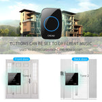Campanello wireless CACAZI H10 senza batteria 300m