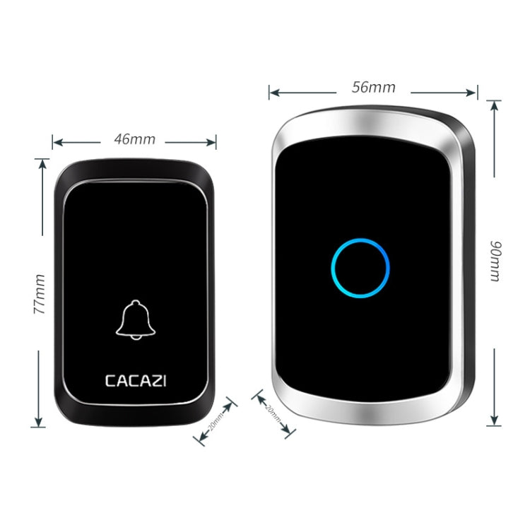 Campanello wireless CACAZI A50 senza batteria