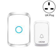 CACAZI A50 1 Per 1 campanello musicale wireless senza batteria, US Plug, EU Plug, UK Plug