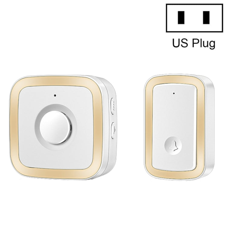 Campanello wireless intelligente CACAZI A58 senza batteria, US Plug, EU Plug, UK Plug