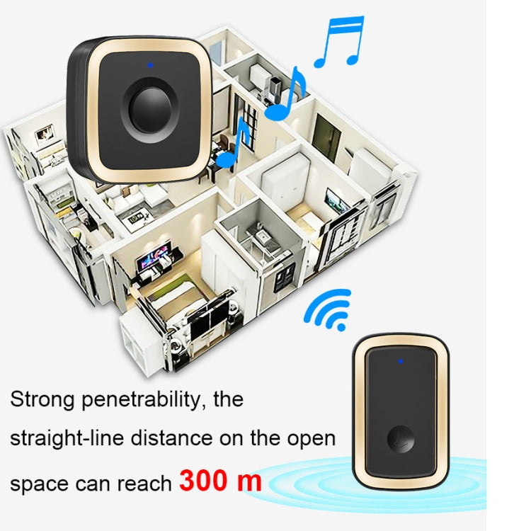Campanello wireless CACAZI A58 senza batteria