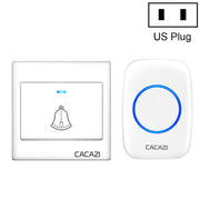 CACAZI H10 1 Per 1 campanello intelligente wireless senza batteria, US Plug, EU Plug, UK Plug