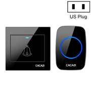 CACAZI H10 1 Per 1 campanello intelligente wireless senza batteria, US Plug, EU Plug, UK Plug