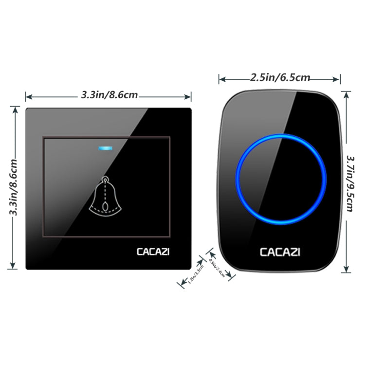 Campanello wireless CACAZI H10 senza batteria
