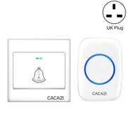 CACAZI H10 1 Per 1 campanello intelligente wireless senza batteria, US Plug, EU Plug, UK Plug