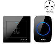 CACAZI H10 1 Per 1 campanello intelligente wireless senza batteria, US Plug, EU Plug, UK Plug