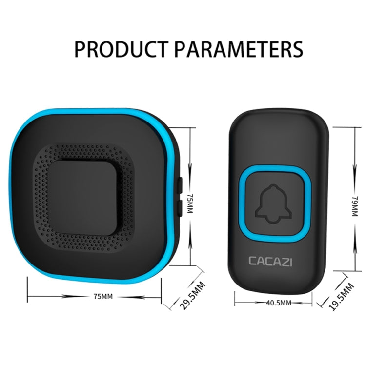 CACAZI V028F Campanello wireless senza batteria
