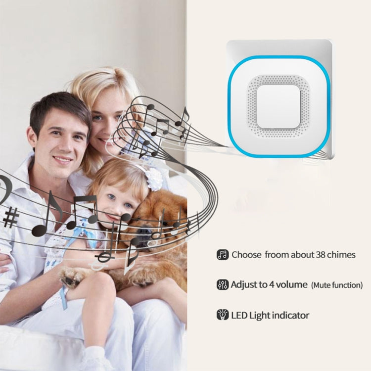 CACAZI V028F Campanello wireless senza batteria