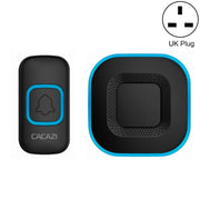 CACAZI V028F Campanello musicale wireless senza batteria, US Plug, EU Plug, UK Plug