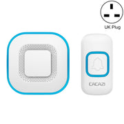 CACAZI V028F Campanello musicale wireless senza batteria, US Plug, EU Plug, UK Plug