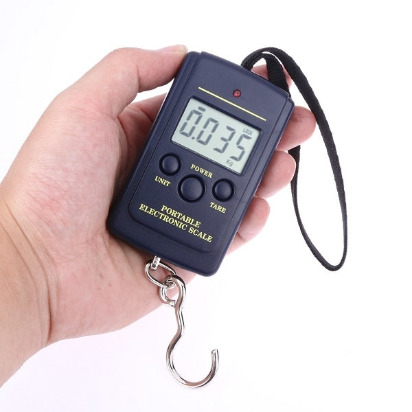 Bilancia digitale da pesca e cucina portatile 40 kg