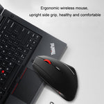 Mouse wireless Lenovo Thinkbook Mouse dal design ergonomico con impugnatura laterale, Side Grip Mice