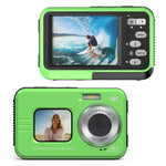 Fotocamera digitale sportiva HD 48MP impermeabile 3,5m