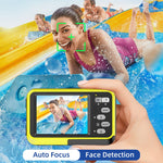 Fotocamera digitale sportiva HD 48MP impermeabile 3,5m