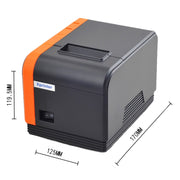 Stampante termica per ricevute di cassiere del supermercato Xprinter XP-T58L da 58 mm, USB Port, Parallel Port