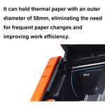 Stampante termica Xprinter XP-T58L 58mm USB e parallela
