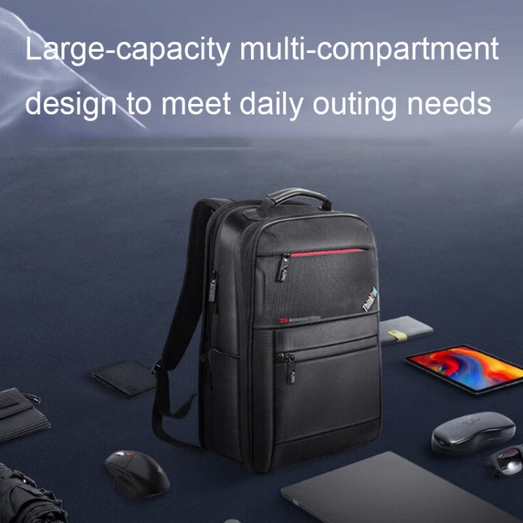 Zaino per laptop Lenovo ThinkPad di grande capacità, impermeabile e resistente all'usura, 4X41K63074