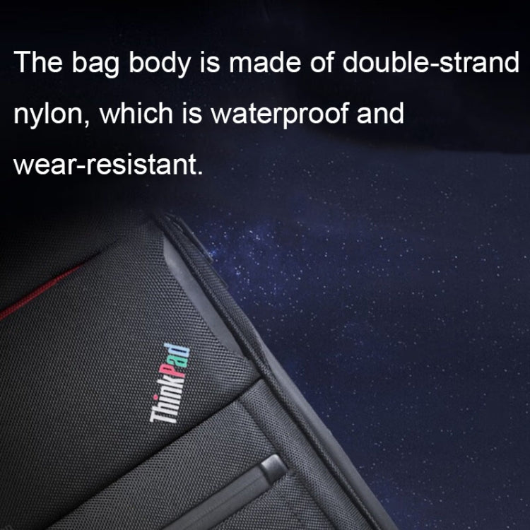 Zaino per laptop Lenovo ThinkPad di grande capacità, impermeabile e resistente all'usura, 4X41K63074